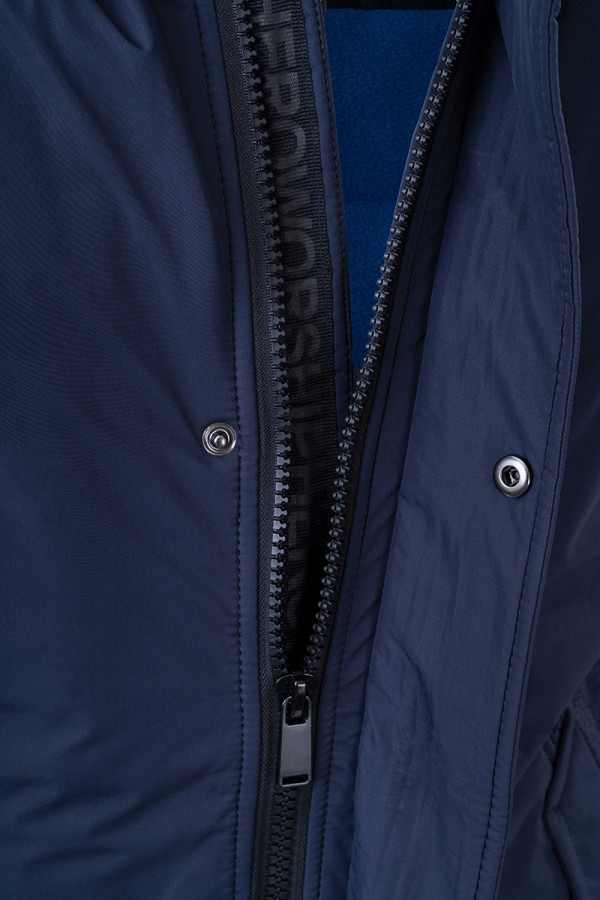 Куртка чоловіча зимова J8867 синя, Фото №5 - freever.ua