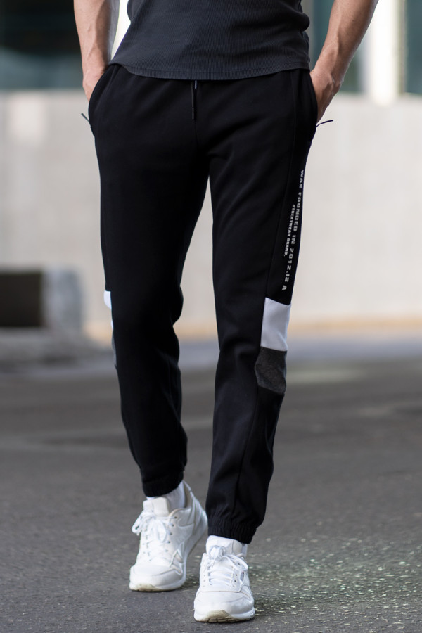 Спортивные брюки мужские Freever WF 8908 черные - freever.ua