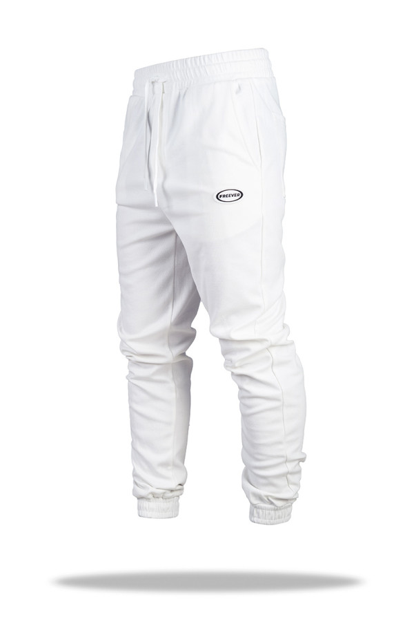 Спортивні штани unisex Freever WF 8909 білі, Фото №2 - freever.ua