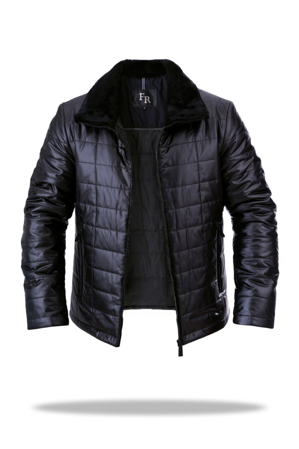 Куртка з верблюжою вовною чоловіча Freever UF 9014 чорна