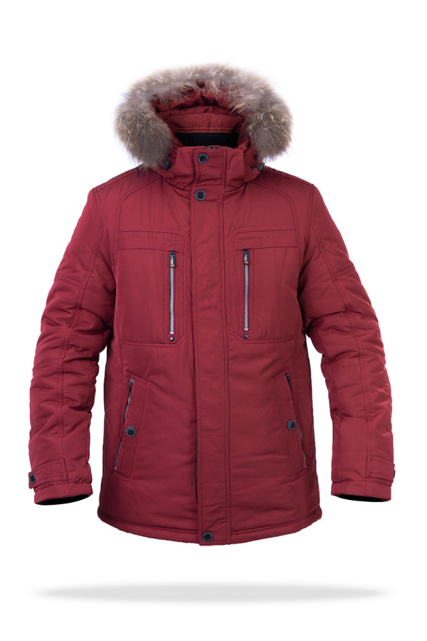 Куртка мужская зимняя  J9019 бордовая, Фото №2 - freever.ua
