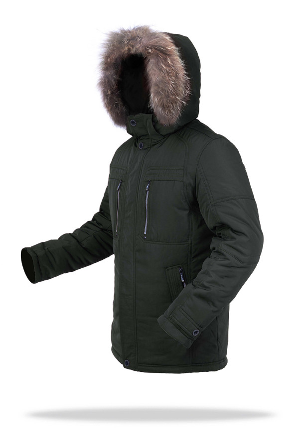 Куртка мужская зимняя  J9019 хаки, Фото №4 - freever.ua