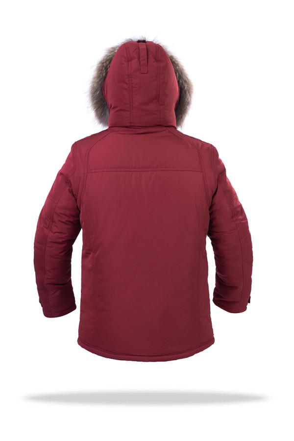 Куртка мужская зимняя  J9019 бордовая, Фото №4 - freever.ua