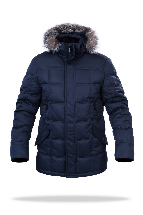 Куртка мужская зимняя  J9022 синяя, Фото №2 - freever.ua