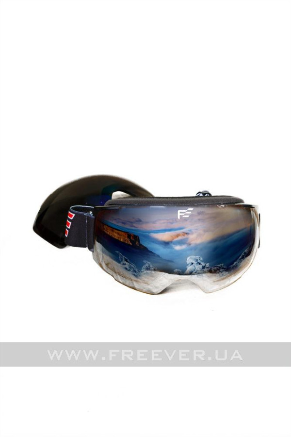 Горнолыжная маска Freever GF F0001 черная, Фото №3 - freever.ua