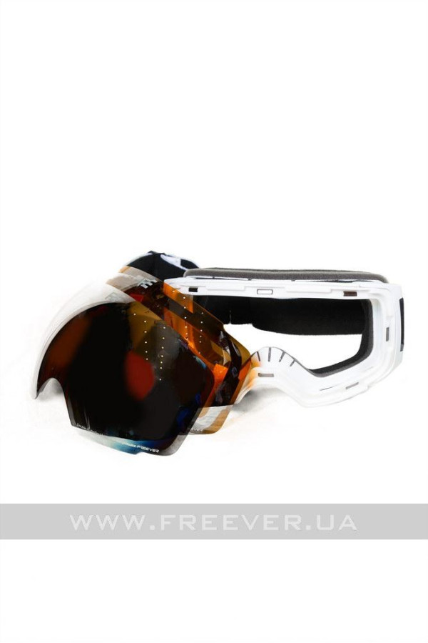 Горнолыжная маска Freever GF F0001 белая, Фото №3 - freever.ua