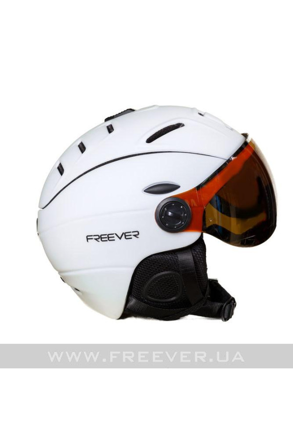 Горнолыжный шлем с визером Freever GF MS95 белый, Фото №6 - freever.ua