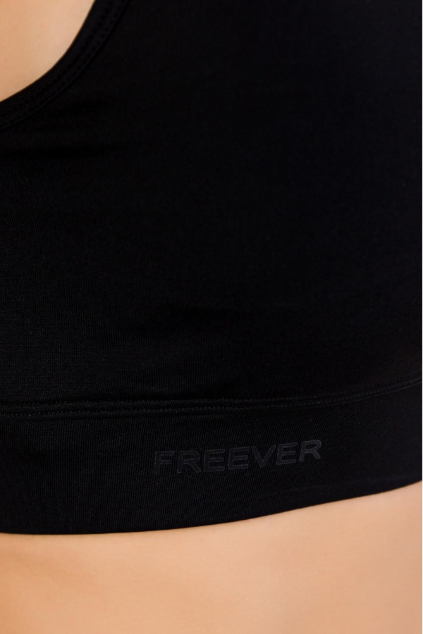 Топ для фитнеса женский Freever GF b1001 черный, Фото №7 - freever.ua