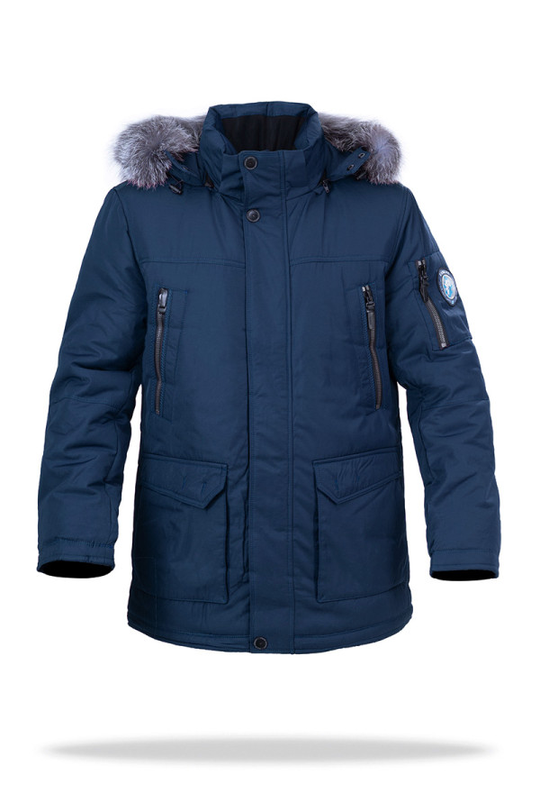 Куртка мужская зимняя J8017 синяя, Фото №2 - freever.ua