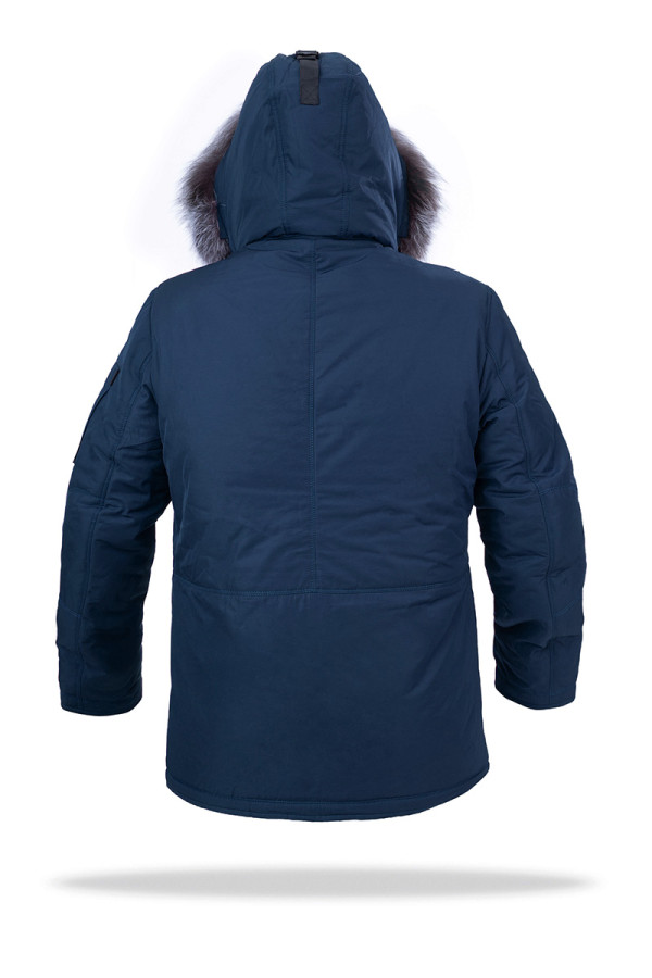 Куртка чоловіча зимова J8017 синя, Фото №4 - freever.ua