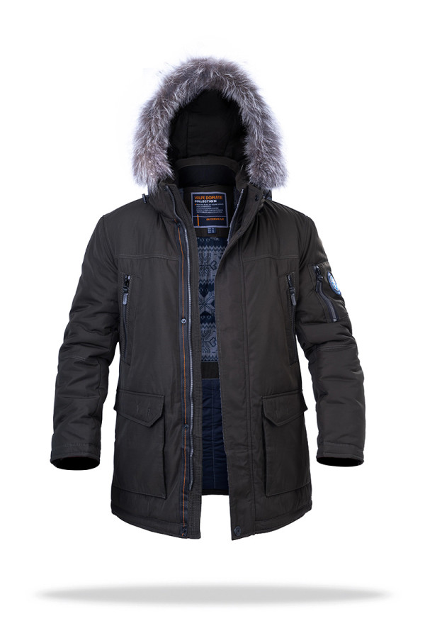 Куртка чоловіча зимова J8017 хакі - freever.ua