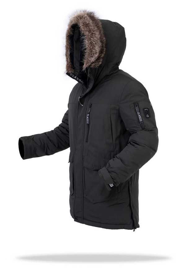 Куртка мужская зимняя J8203 хаки, Фото №3 - freever.ua