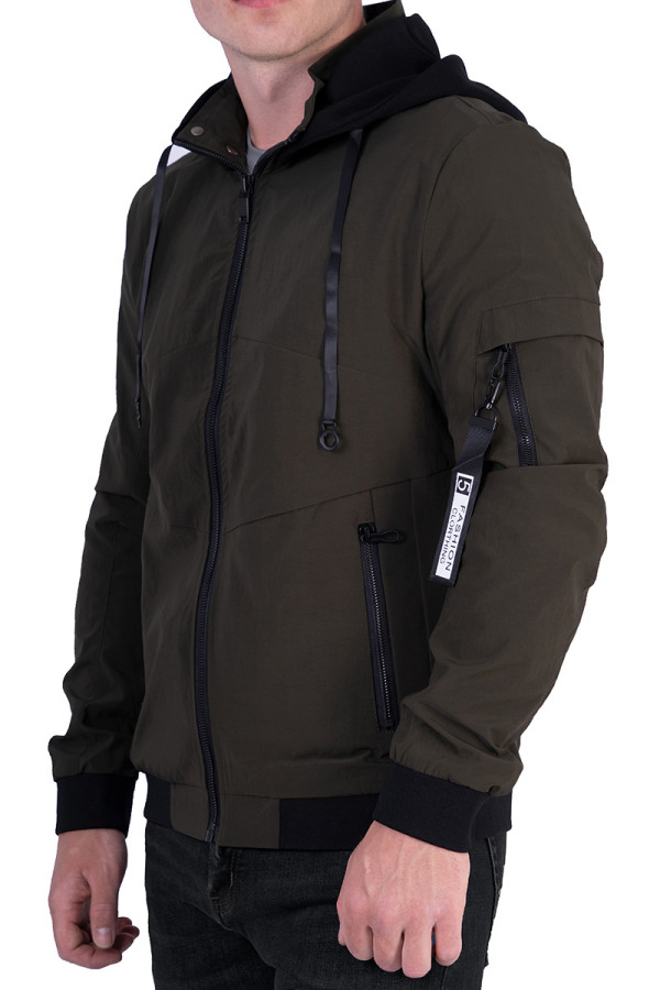 Куртка мужская демисезонная J9923 хаки, Фото №2 - freever.ua