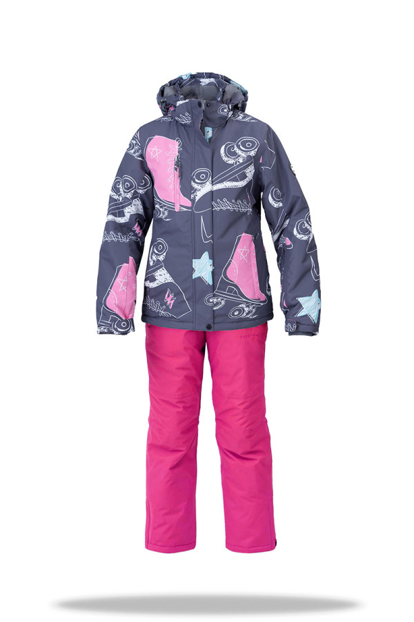 Детский лыжный костюм FREEVER SF 21602-4 серый - freever.ua