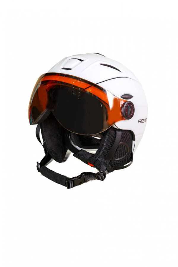 Горнолыжный шлем с визером Freever GF MS95 белый - freever.ua