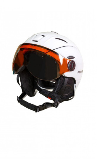 Горнолыжный шлем с визером Freever GF MS95 белый