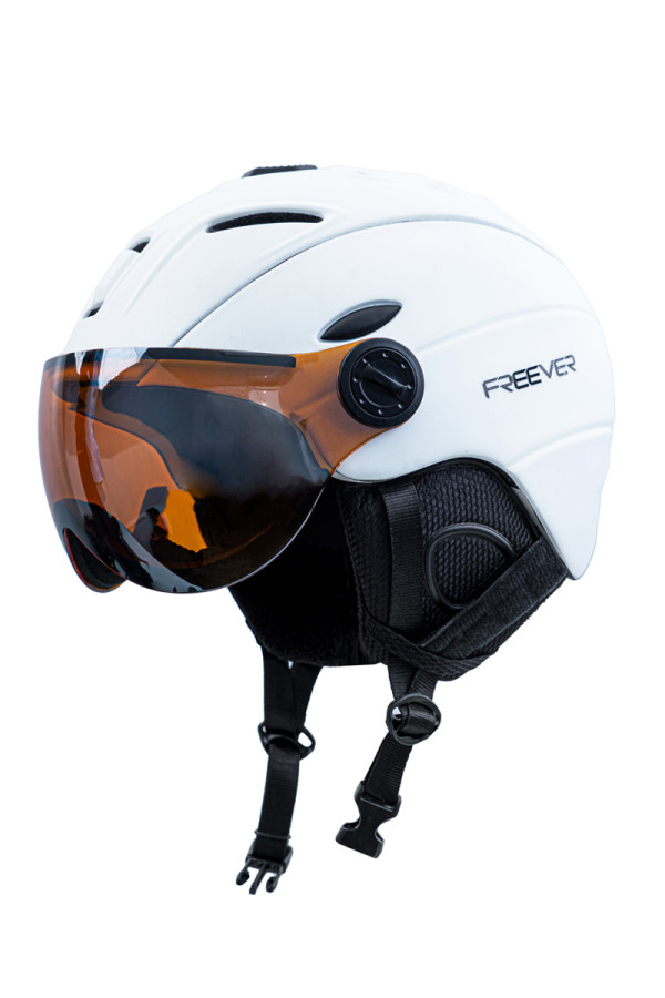 Гірськолижний шолом з візером Freever GF MS95 білий