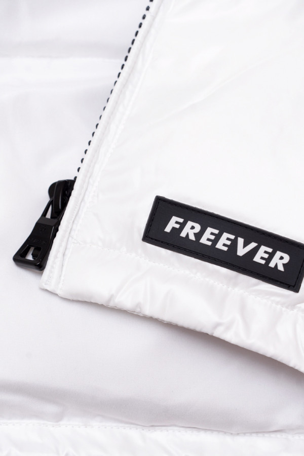 Куртка женская трансформер Freever UF 23033 белая, Фото №5- freever.ua