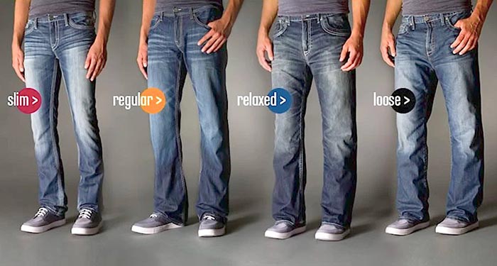 FIT - фасон или крой джинсов от верха до низа