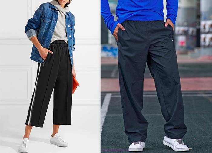 Wide sports pants
